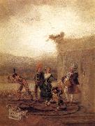 Francisco Goya Strolling Players USA oil painting artist